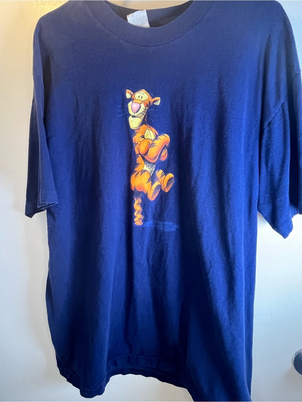 Disney Navy Short-Sleeve Tigger Graphic Tee